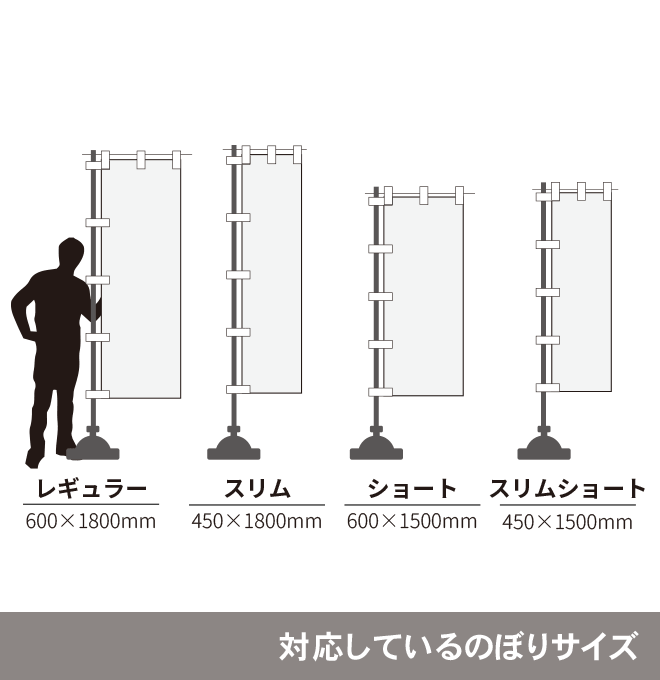 2ｍ40cmスタンダードポール（2段伸縮） 2.4mstanpoal｜横断幕・懸垂幕キング｜株式会社イタミアート