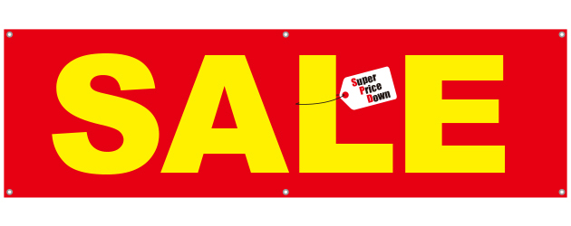 [受注生産]SALE横断幕150cm×45cm TA001-09